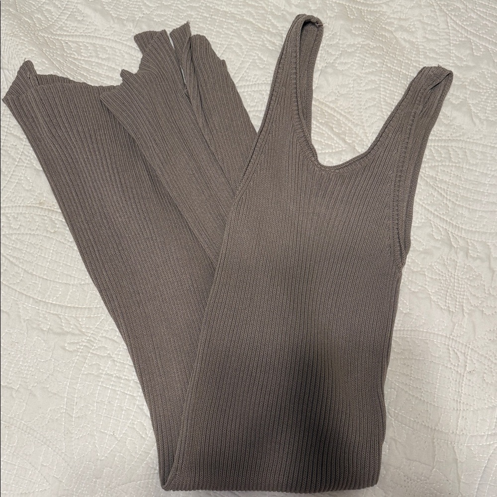 By Together Taupe Midi Dress